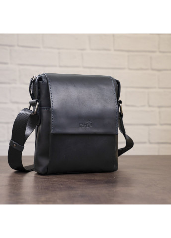Мужская кожаная сумка 19х23х6 см Shvigel (252127405)