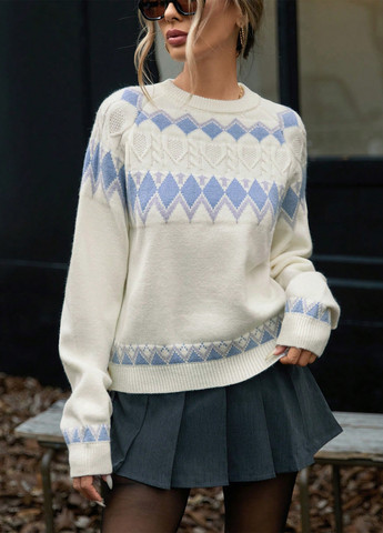 Кремовий демісезонний джемпер джемпер SHEIN