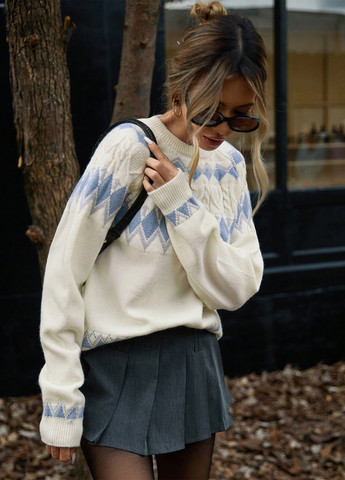 Кремовий демісезонний джемпер джемпер SHEIN