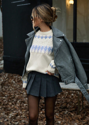 Кремовий демісезонний джемпер джемпер SHEIN