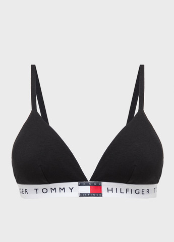 Чёрный бралетт бюстгальтер Tommy Hilfiger без косточек хлопок