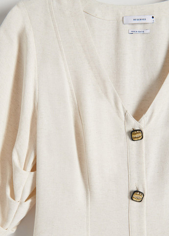 Світло-бежева кежуал сукня Reserved меланжева