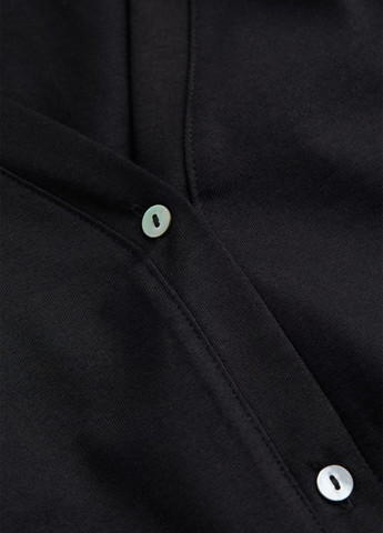 Чорна кежуал сукня H&M однотонна