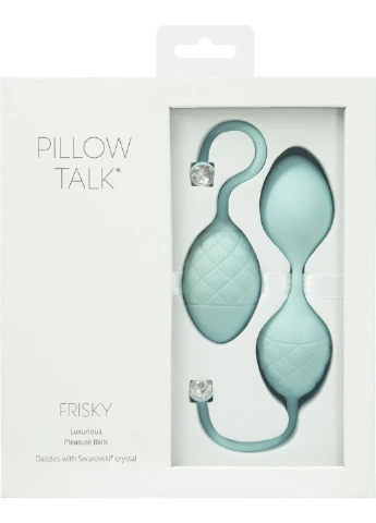 Розкішні вагінальні кульки із кристалом Swarovski 15-23х5-6 см Pillow Talk (252009629)