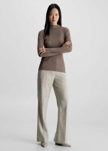 Коричневый зимний свитер Calvin Klein