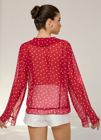 Красная блуза SHEIN