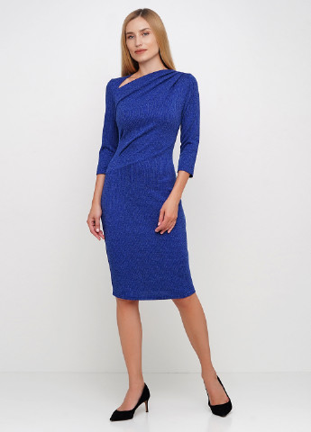 Синее кэжуал платье Anastasimo меланжевое
