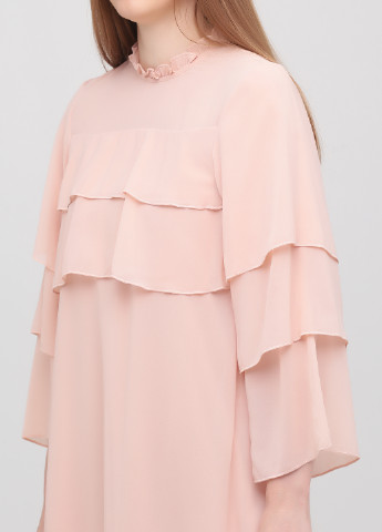 Світло-рожева кежуал сукня а-силует Monki однотонна