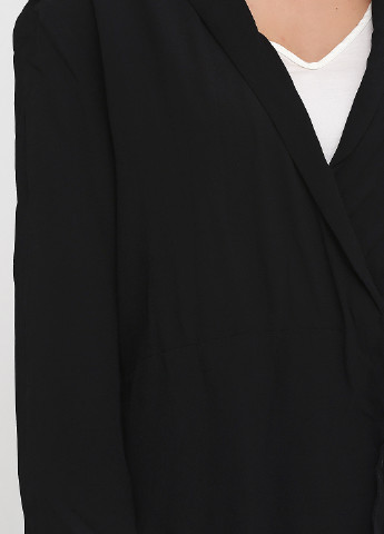 Жакет H&M з довгим рукавом однотонний чорний кежуал
