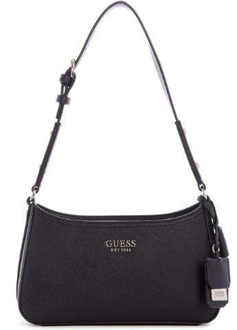 Женская сумка GUESS багет через плечо черная NoName (251204117)