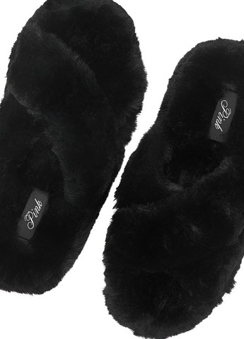 Черные тапки Victoria's Secret