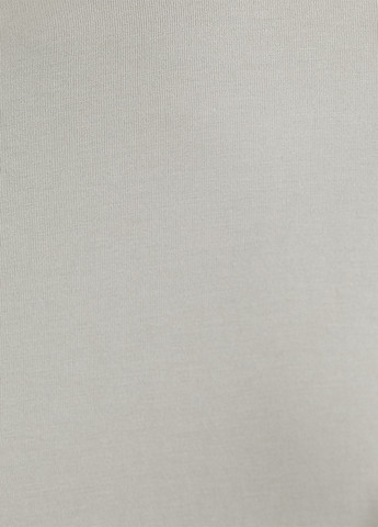Светло-серая летняя футболка с коротким рукавом KOTON