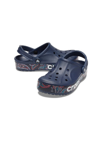 Синие сабо крокс Crocs