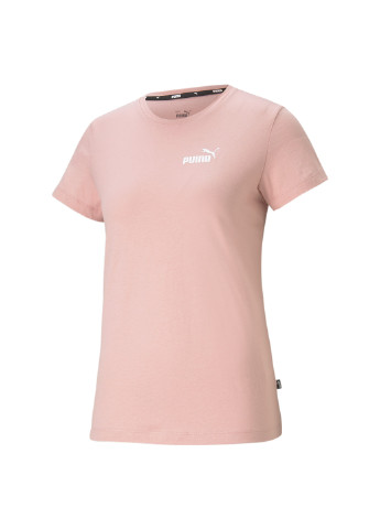 Розовая всесезон футболка essentials small logo women’s tee Puma