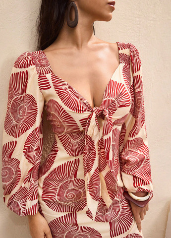 Комбинированное праздничный, кэжуал платье футляр SHEIN морская тематика