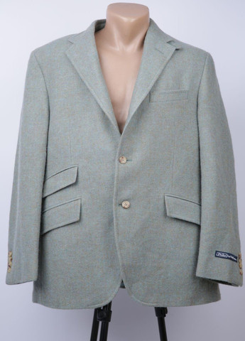 Оливковый кэжуал пиджак Ralph Lauren - однотонный - демисезонный