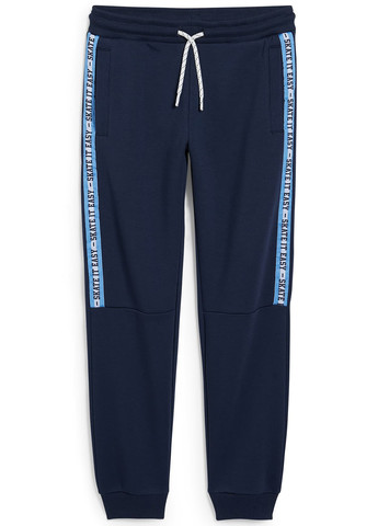 Темно-синие кэжуал, спортивные демисезонные брюки джоггеры C&A
