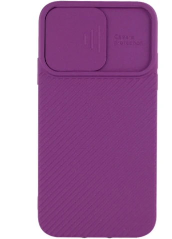 Чохол Camshield Square TPU зі шторкою для камери для Apple iPhone XS Max (6.5 ') Фіолетовий (is_00000042554_10) Epik (229725984)