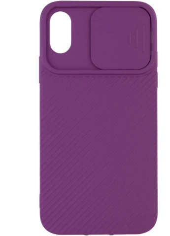 Чохол Camshield Square TPU зі шторкою для камери для Apple iPhone XS Max (6.5 ') Фіолетовий (is_00000042554_10) Epik (229725984)