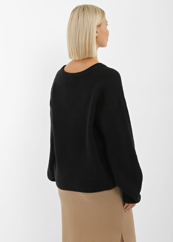 Чорний зимовий пуловер пуловер Sewel