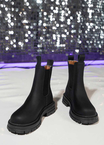 Черные демисезонная ботильоны SHEIN