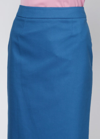 Синяя кэжуал однотонная юбка Natali Bolgar карандаш