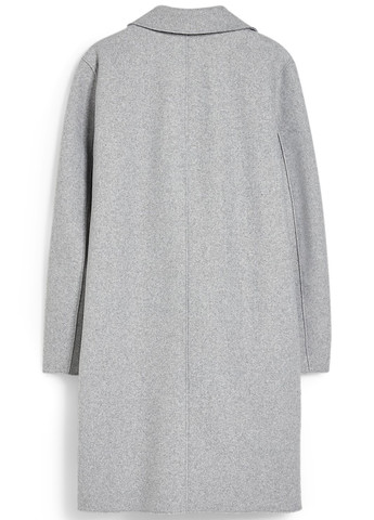 Светло-серое демисезонное Пальто однобортное C&A