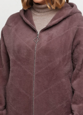 Розово-коричневое демисезонное Пальто однобортное Basconi