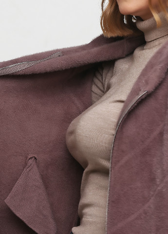 Розово-коричневое демисезонное Пальто однобортное Basconi