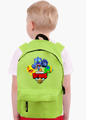 Детский рюкзак Леон Вовк Бравл Старс (Leon Werewolf Brawl Stars) (9263-1702) MobiPrint (217075367)