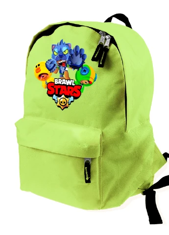 Детский рюкзак Леон Вовк Бравл Старс (Leon Werewolf Brawl Stars) (9263-1702) MobiPrint (217075367)