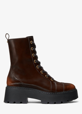 Осенние ботинки берцы Michael Kors с потертостями, со шнуровкой