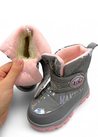 Зимние сапоги Apawwa с аппликацией, светоотражающие детали