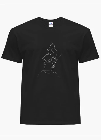 Футболка жіноча Контурний мінімалізм (Contour minimalism) (8976-1356) XXL MobiPrint - (227212207)