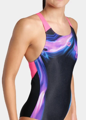 Комбінований демісезонний купальник суцільний Arena DREAMHLINE SWIMSUIT V BACK