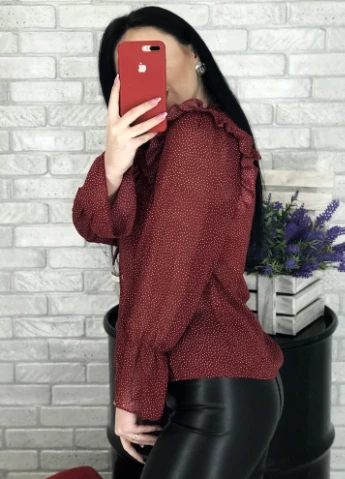 Бордова блузка ААА