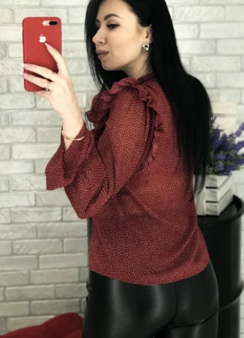 Бордова блузка ААА