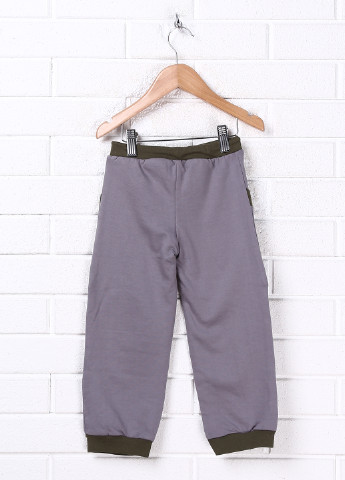 Серые кэжуал демисезонные прямые брюки Niso Baby