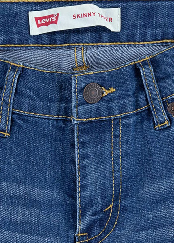 Синие демисезонные скинни джинсы Levi's