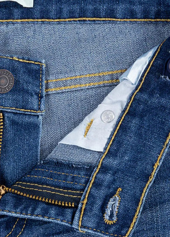 Синие демисезонные скинни джинсы Levi's