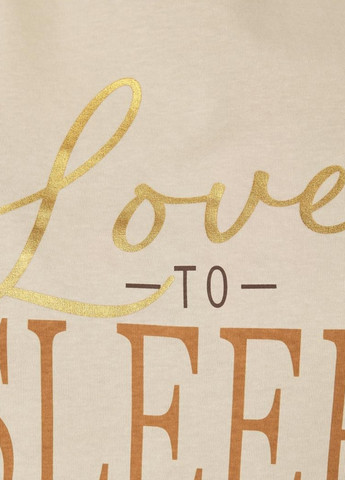 Світло-бежева всесезон піжама (лонгслів, штани) лонгслів + брюки Esmara