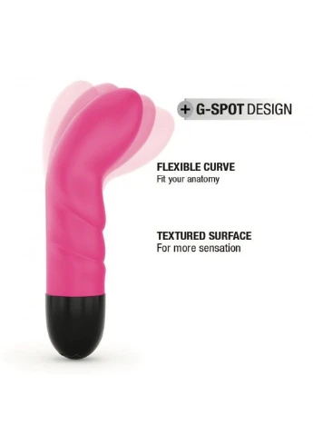 Вібратор Expert G 2.0 Magenta для точки G, що перезаряджається Dorcel (254734207)