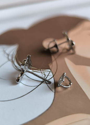 Сережки Silver Flame (369649371)