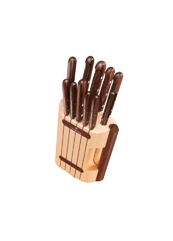 Набор ножей Wood Cutlery Block 11 шт (5.1150.11) Victorinox коричневые,