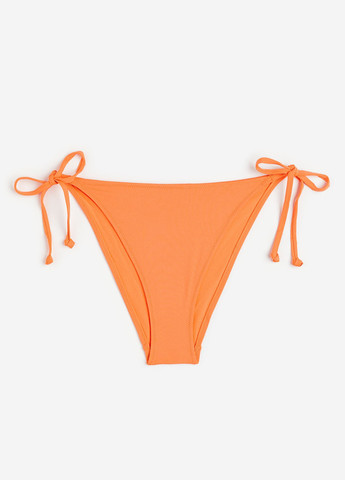 Оранжевые купальный трусики однотонные H&M