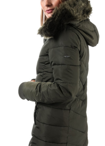 Оливковая (хаки) зимняя куртка Elle
