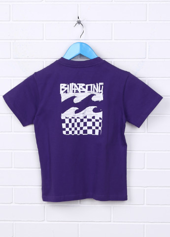 Фіолетова літня футболка з коротким рукавом Billabong