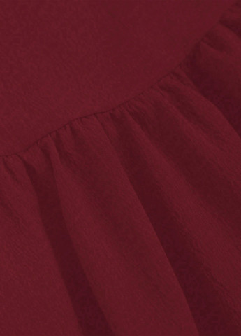 Вишнева коктейльна сукня SHEIN однотонна