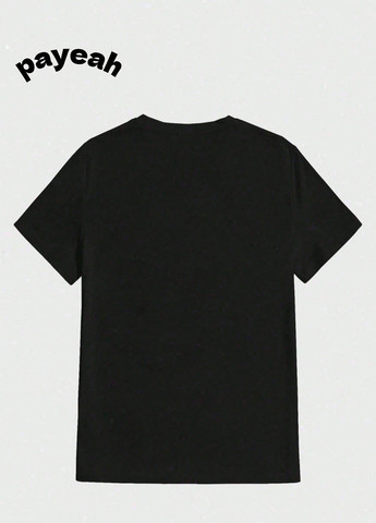 Черная футболка SHEIN