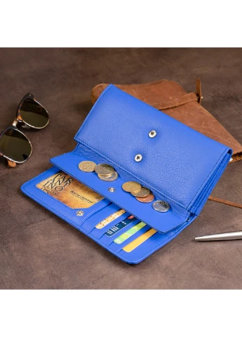Жіночий шкіряний гаманець 18,5х9,5х2,5 см st leather (252131355)